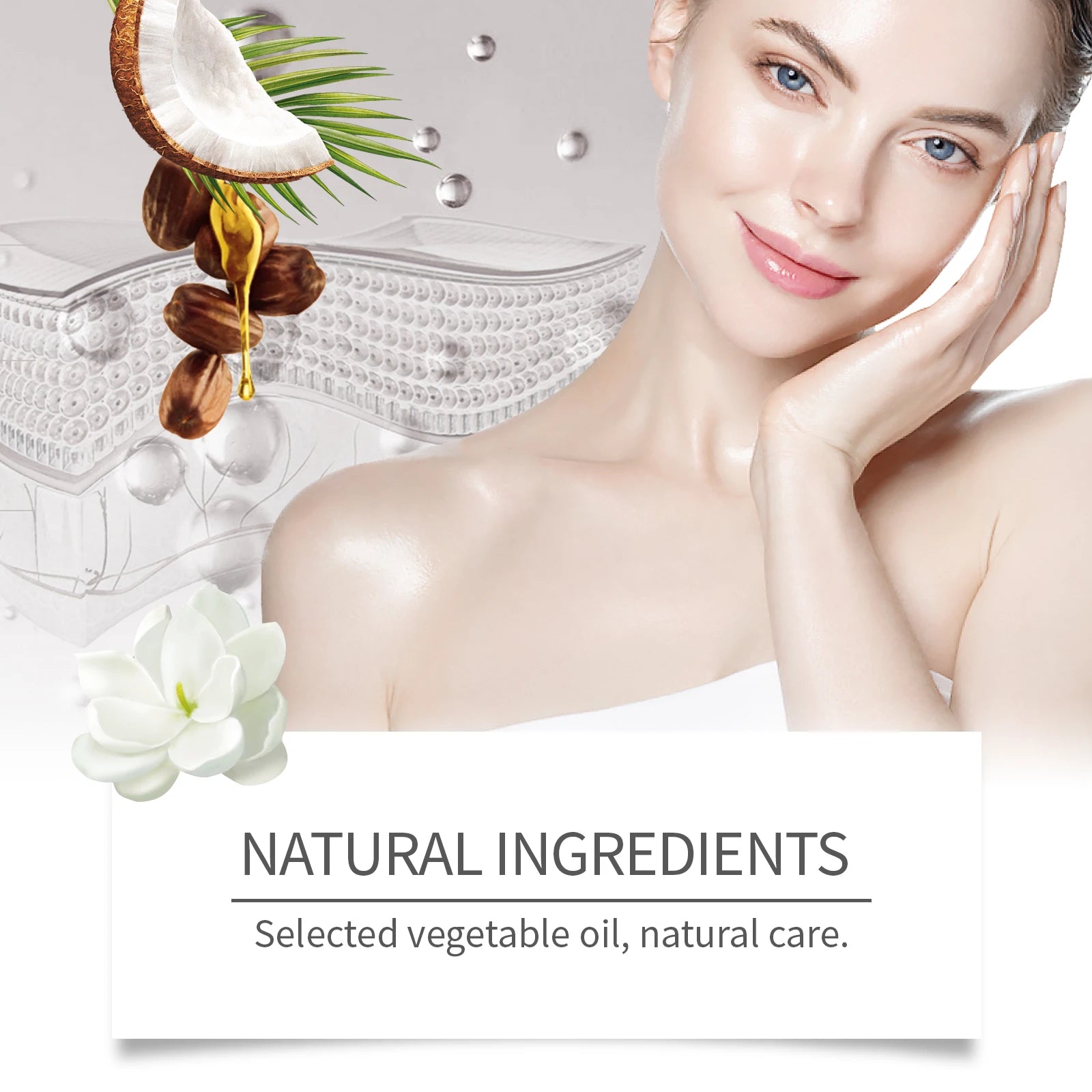 Oceaura Goat Milk Soap Gentle Cleaning Body Dirts Improve Skin Texture Restore Skin Luster Moisturize Natural Body Bathing Soap