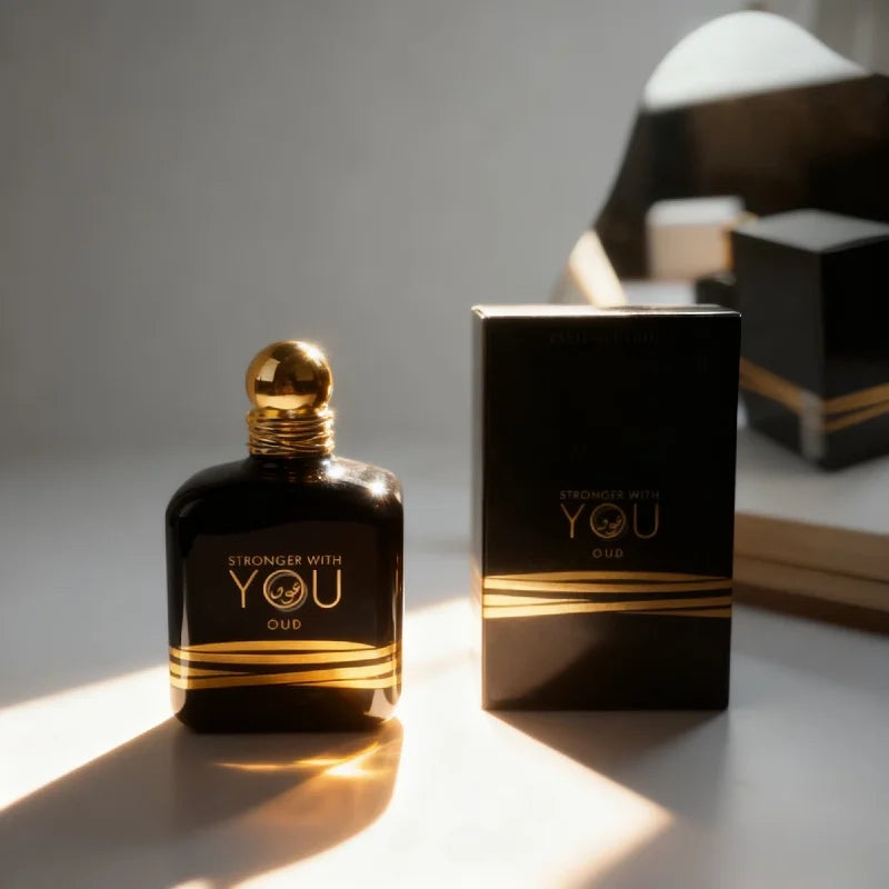 100ML Original Luxury Men's Cologne, Famous Brands Long Lasting Fragrance, Stronger With You Perfume Absolutely Intense Scent