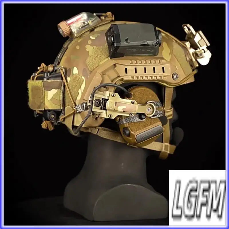 GM-Outdoor Helmet Light 3-Speed LED Flashlight Outdoor Night Light Suitable For Helmet Cycling Fishing Light