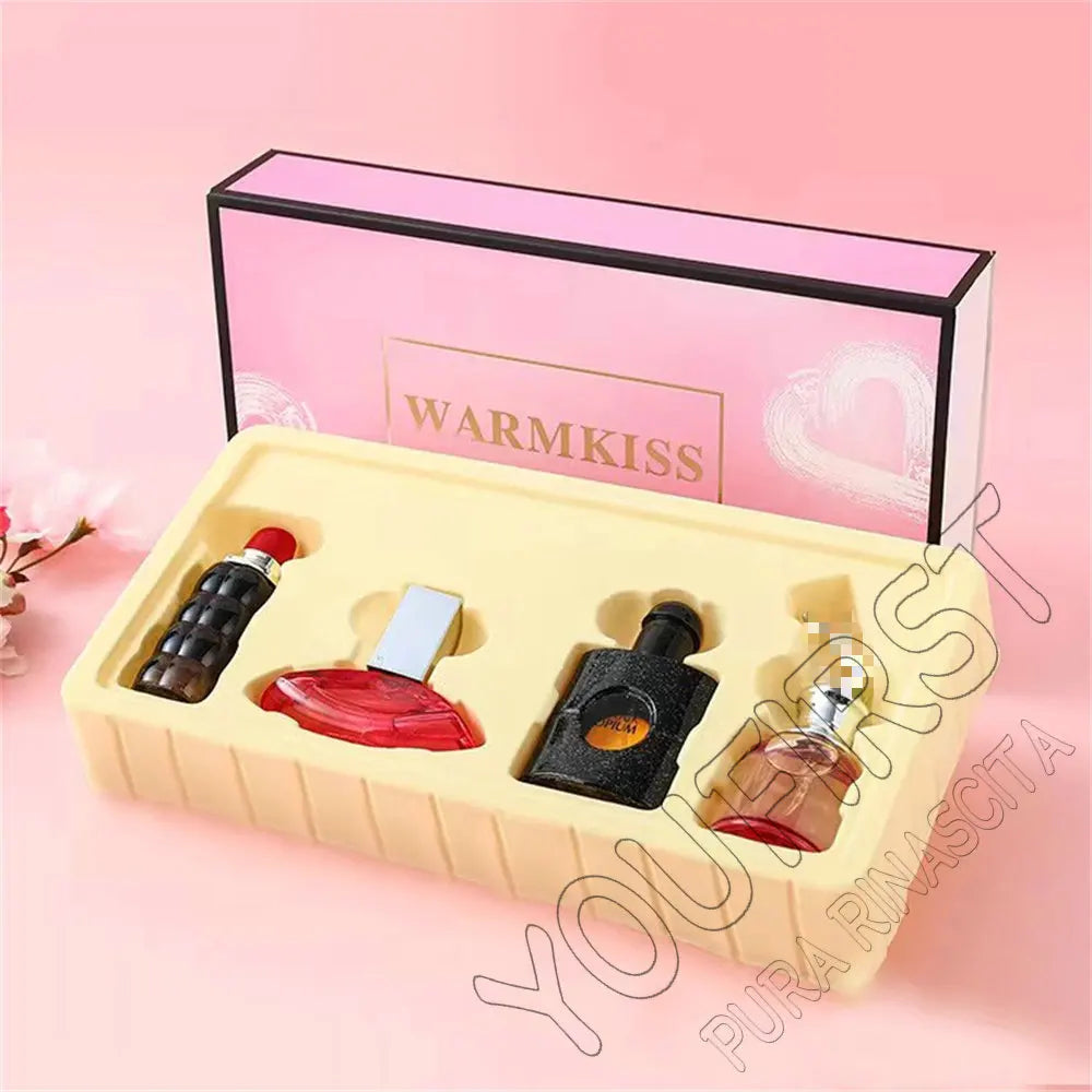 High Grade Perfume Women Parfum Femme 110ml Feminino Perfumes De Mujer Originales Gift Box 4Pcs Set Natural Floral Scent Spray