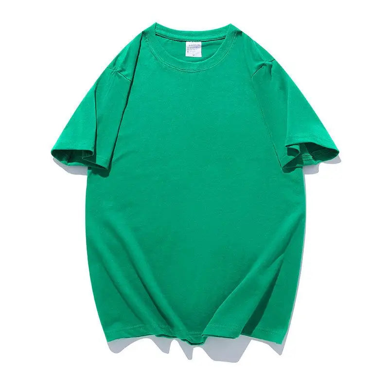 Summer Cotton T Shirts Men Simple Causal O-neck Basic Men and Women White T-shirt Male High Quality Classical Streetwear Tops