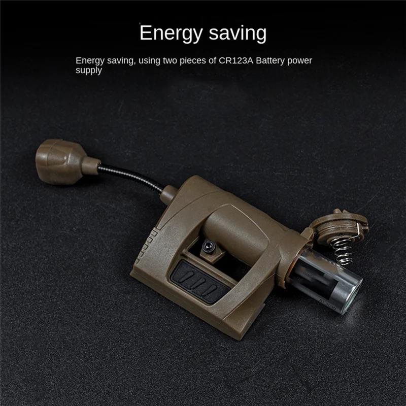 GM-Outdoor Helmet Light 3-Speed LED Flashlight Outdoor Night Light Suitable For Helmet Cycling Fishing Light