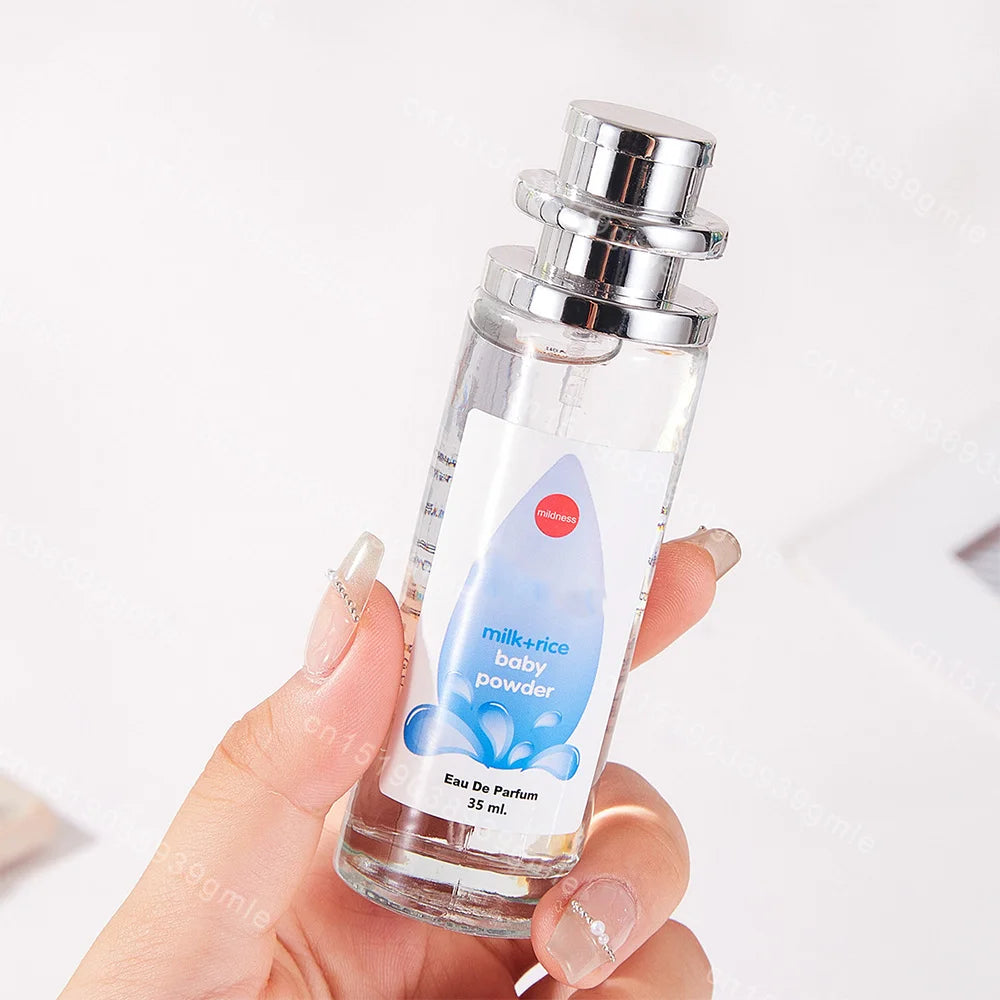 Baby Milk Powder Perfume 35Ml Fresh Elegant High-Quality Floral Fruity Lasting Fragrance Milk Natural Aroma Baby Perfume Spray