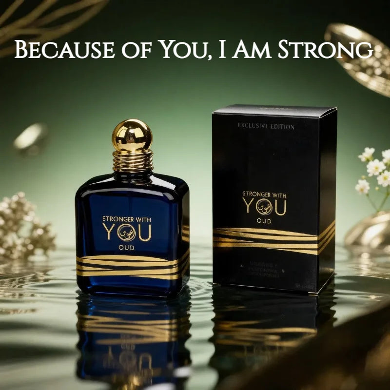 100ML Stronger With You Absolutely Inspired Perfume Intense Aromatic Woody & Spicy Fragrance, Long Lasting Sensual Scent for Men