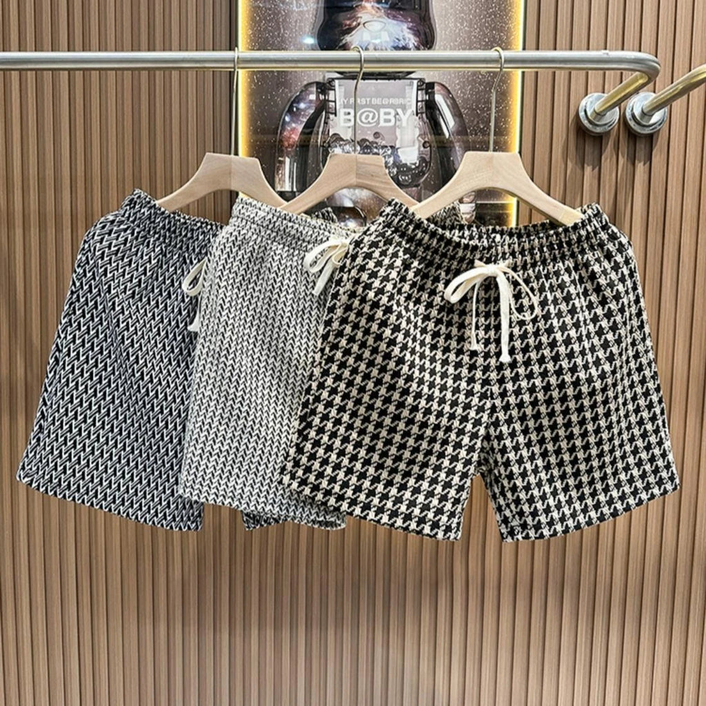 Men's Clothing Print Plaid Shorts Summer Stylish Straight Leg Casual Beach Pants Comfortable Pockets Lightweight Street Shorts