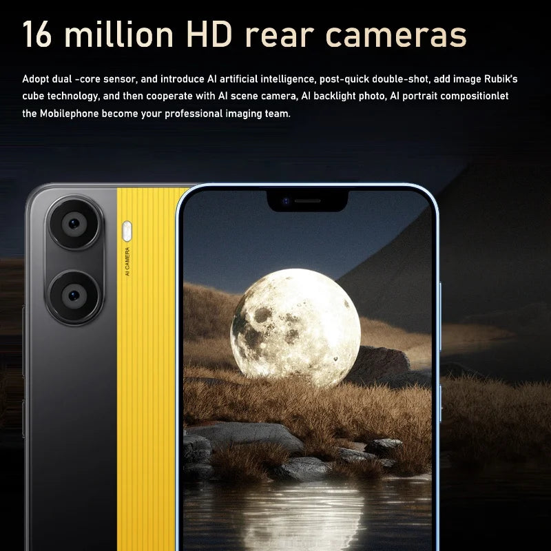 2025 New X7 Pro Global Version Smartphone 4GB / 128GB 3400mAh battery 8+16MP Camera 6.26 inch 5G Network Dual SIM Android phones