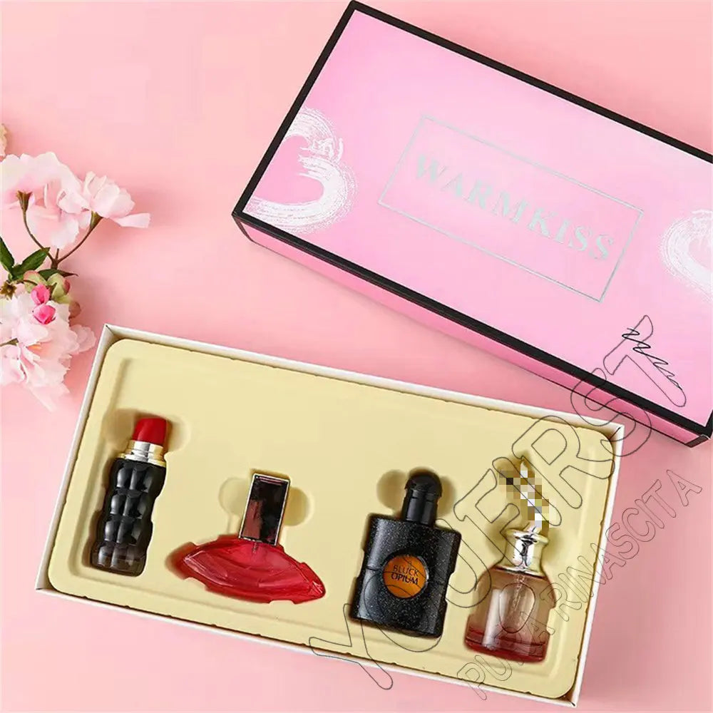 High Grade Perfume Women Parfum Femme 110ml Feminino Perfumes De Mujer Originales Gift Box 4Pcs Set Natural Floral Scent Spray