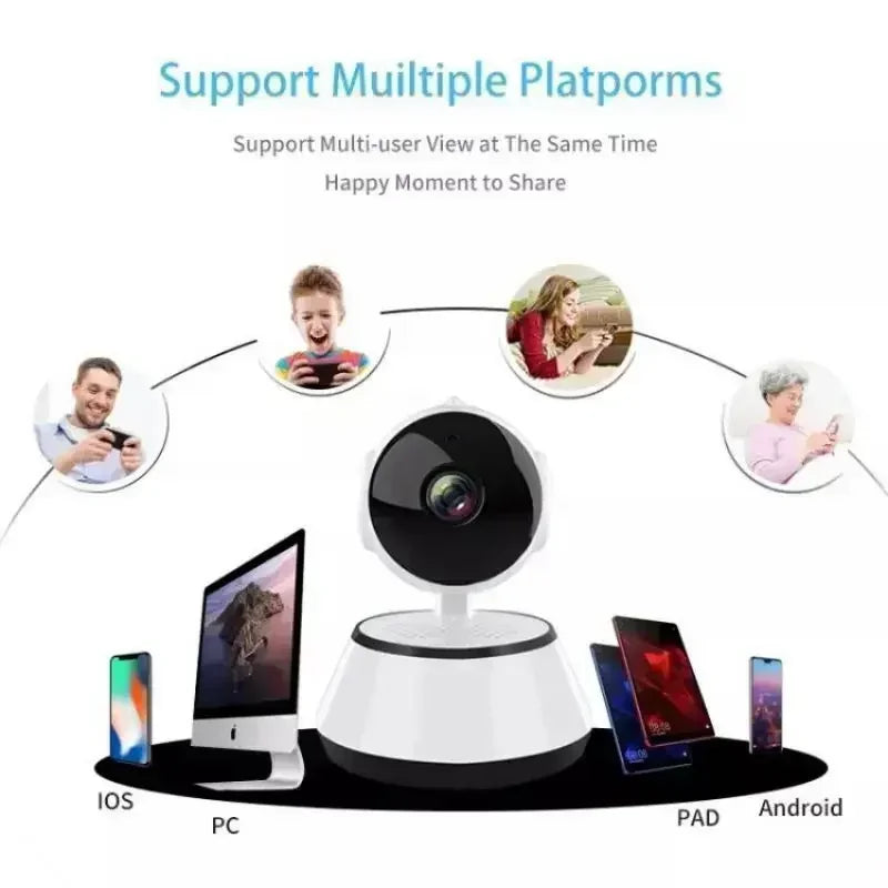 8MP IP WiFi Camera Surveillance Security Baby Monitor PTZ Smart Home AI Human Tracking Cam Night Vision CCTV Indoor Video Camera