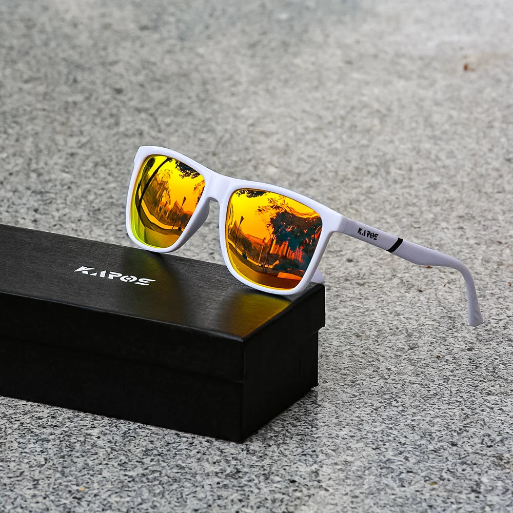 KAROS Polarized Sunglasses Driving Outdoor Travel Ultralight UV400 Eyewear Men Women Sports Fishing Mirror Sun Glassses YZ2015WB