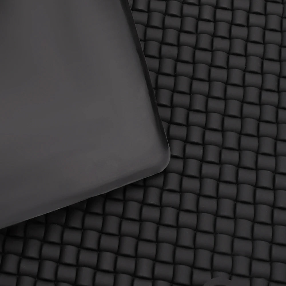 Barbershop Anti-skid Pad Black Electric Clipper Mat Silicone Heat-resisting Cushion For Hair Straightener Use