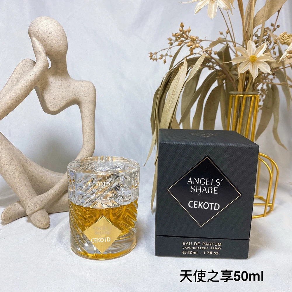 50ml High Quality Angels Share Perfume Long Lasting Cologne Fragrance Body Spray Attractive Rose Brandy Perfume