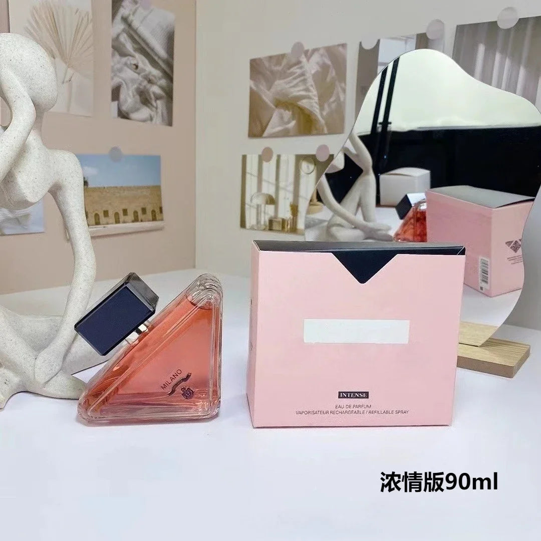 90ML Brand Lady Perfume Spray, Eau de Parfum with Oriental Floral Fragrance, Long Lasting Charming Scent & Fresh Fruit Notes