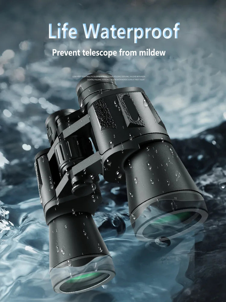 Powerful Telescope 20X50 Professional Binoculars Low Light Outdoor Long Range Waterproof Military Hunting Camping Equipment