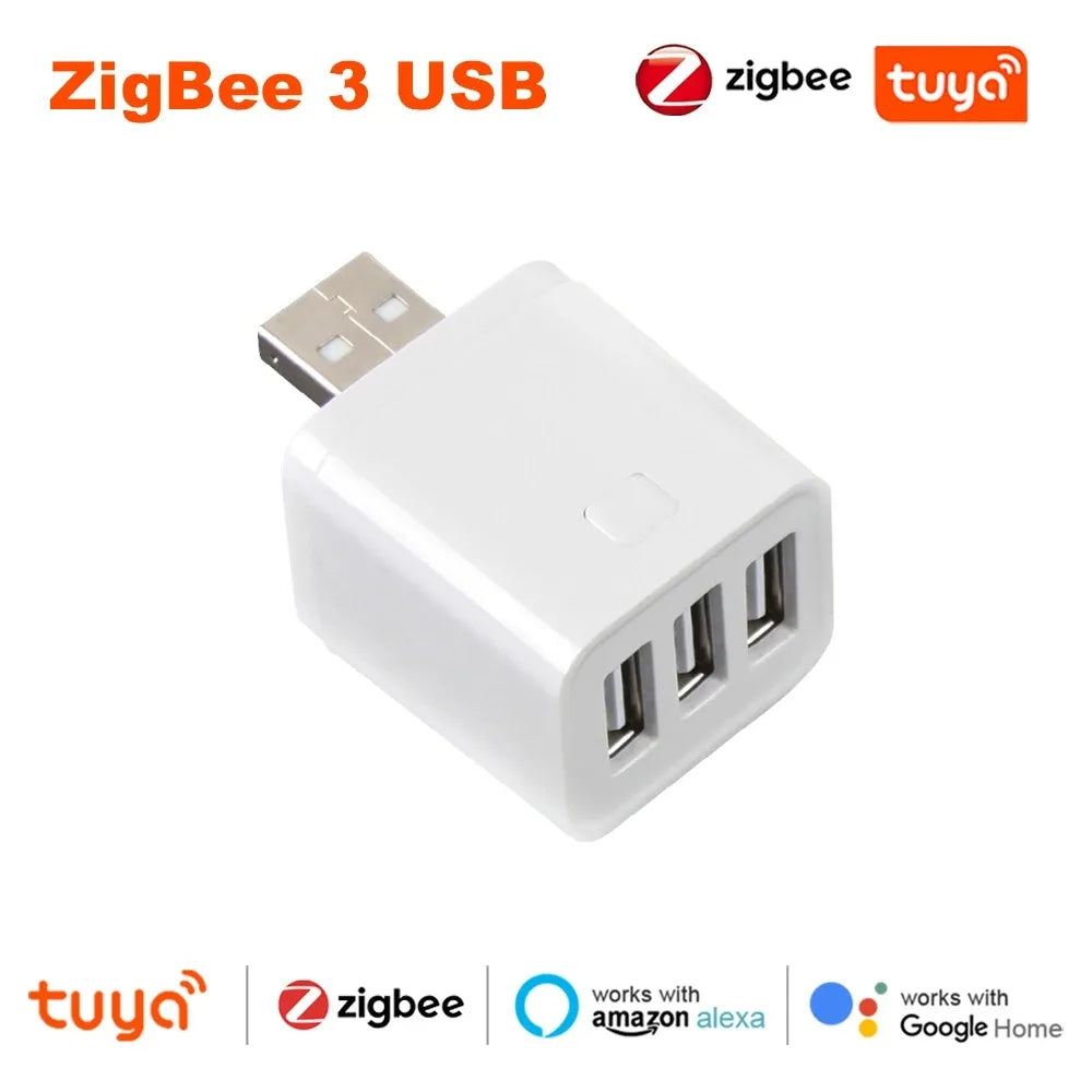 Tuya WiFi Micro USB Adaptor 5V WiFi USB Power Adaptor Smart Timing Charge Plug Works with Alex Google Assistant Smart Life