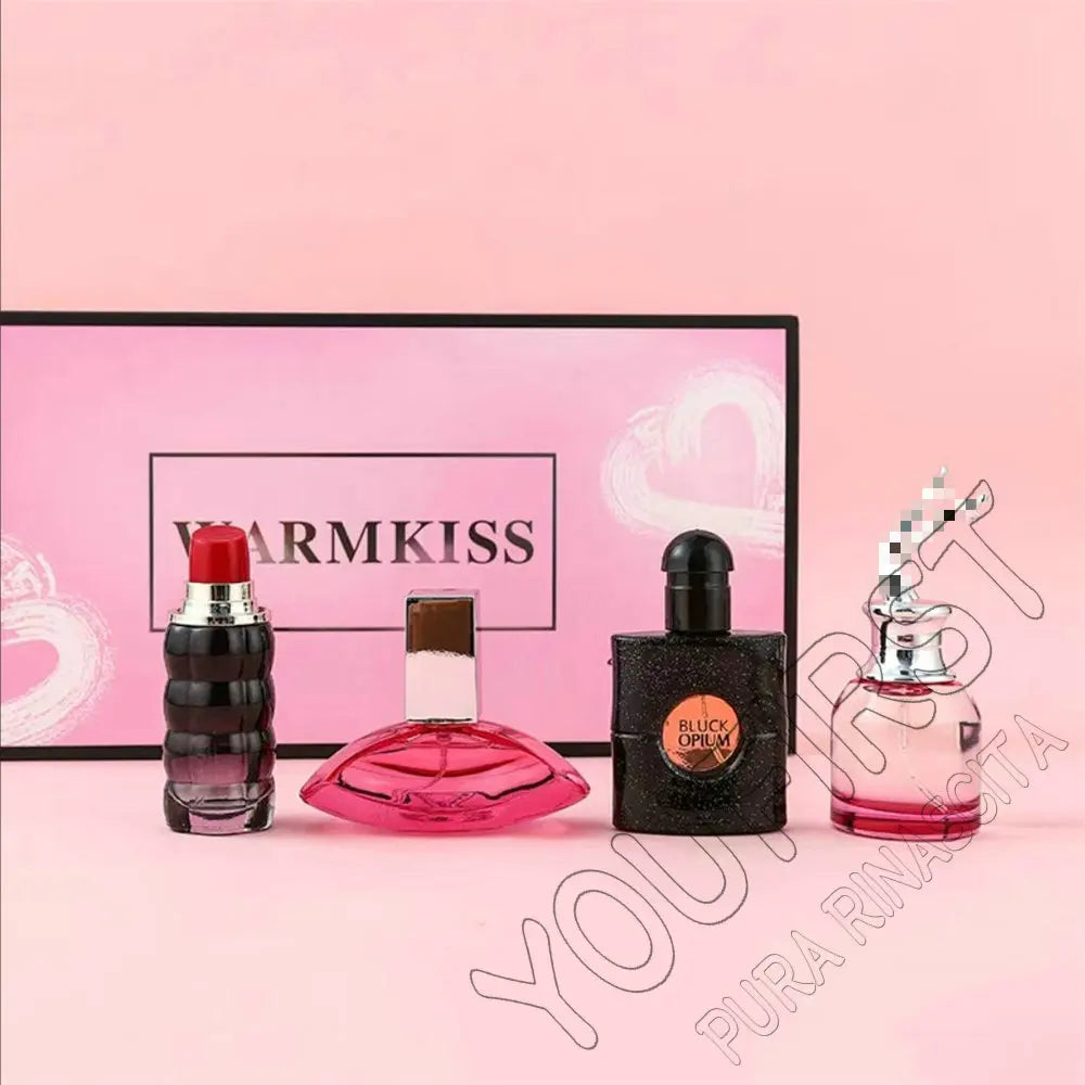 High Grade Perfume Women Parfum Femme 110ml Feminino Perfumes De Mujer Originales Gift Box 4Pcs Set Natural Floral Scent Spray