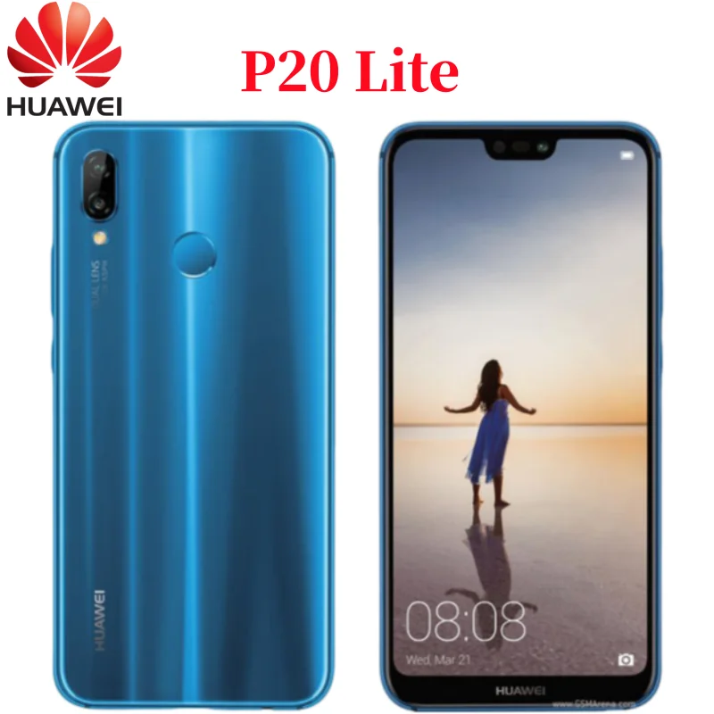 Huawei P20 Lite Smartphone Android 16MP+24MP Camera 5.84 inch 4G+128GB ROM 5G Network Mobile phones Google Play Store Cellphones
