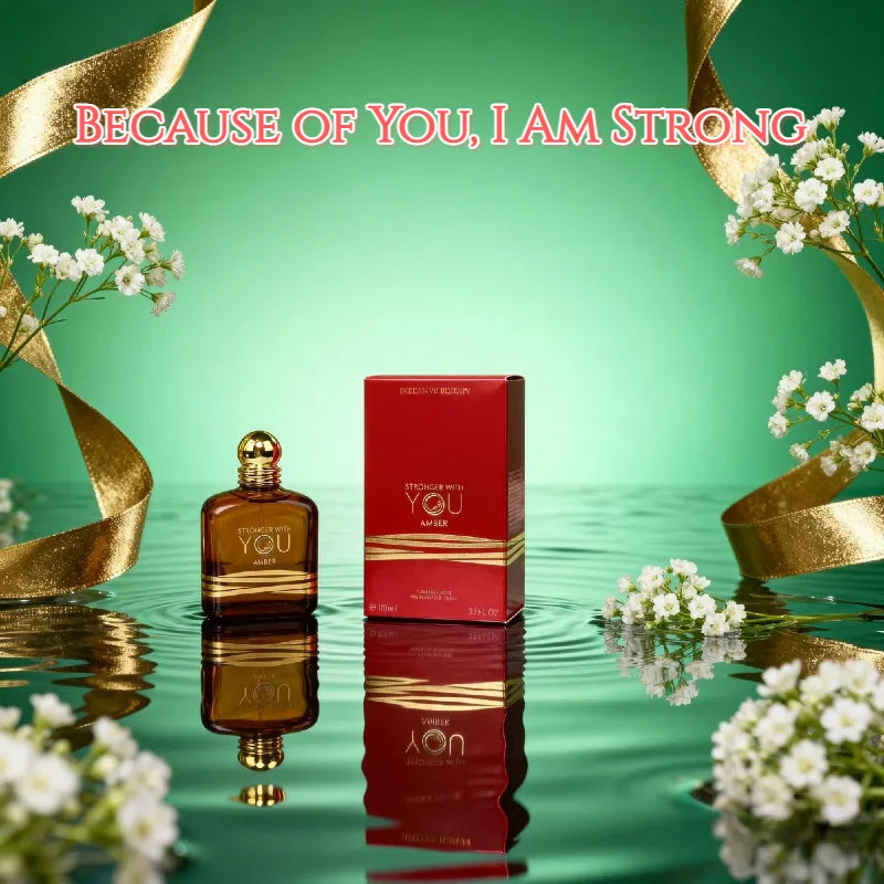 100ML Stronger With You Absolutely Inspired Perfume Intense Aromatic Woody & Spicy Fragrance, Long Lasting Sensual Scent for Men