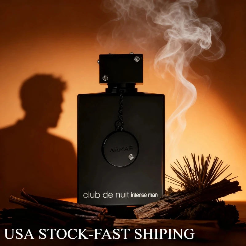 Armaf Club De Nuit Intense Man 3.6oz, Woody Spicy Eau De Toilette, Long Lasting Unisex Perfume for Men & Women, Air Type Scent