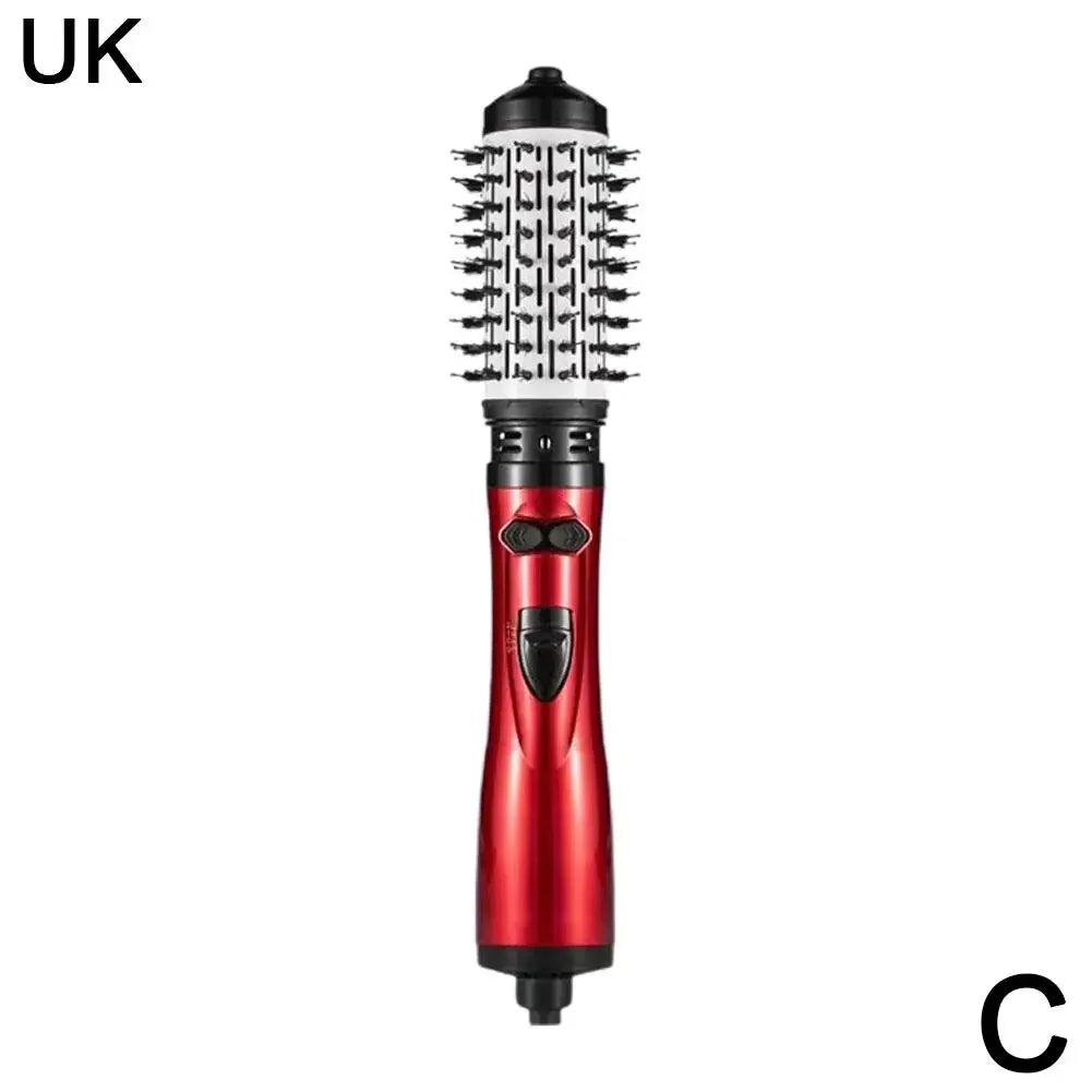 1PC 3 In 1 Rotating Hair Dryer Electric Comb Hair Straightener Comb Air Comb Ion Hair Hot Styler Dryer Negative Brush Brush X5U0