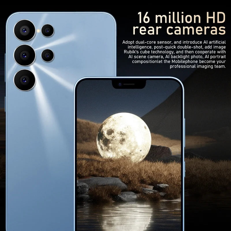 Global Version S24 Ultra Smartphone 3400mAh 4GB RAM 128G ROM 6.26 inch Phone Android 2280x1080HD 8+16MP 5G Network Mobile phones