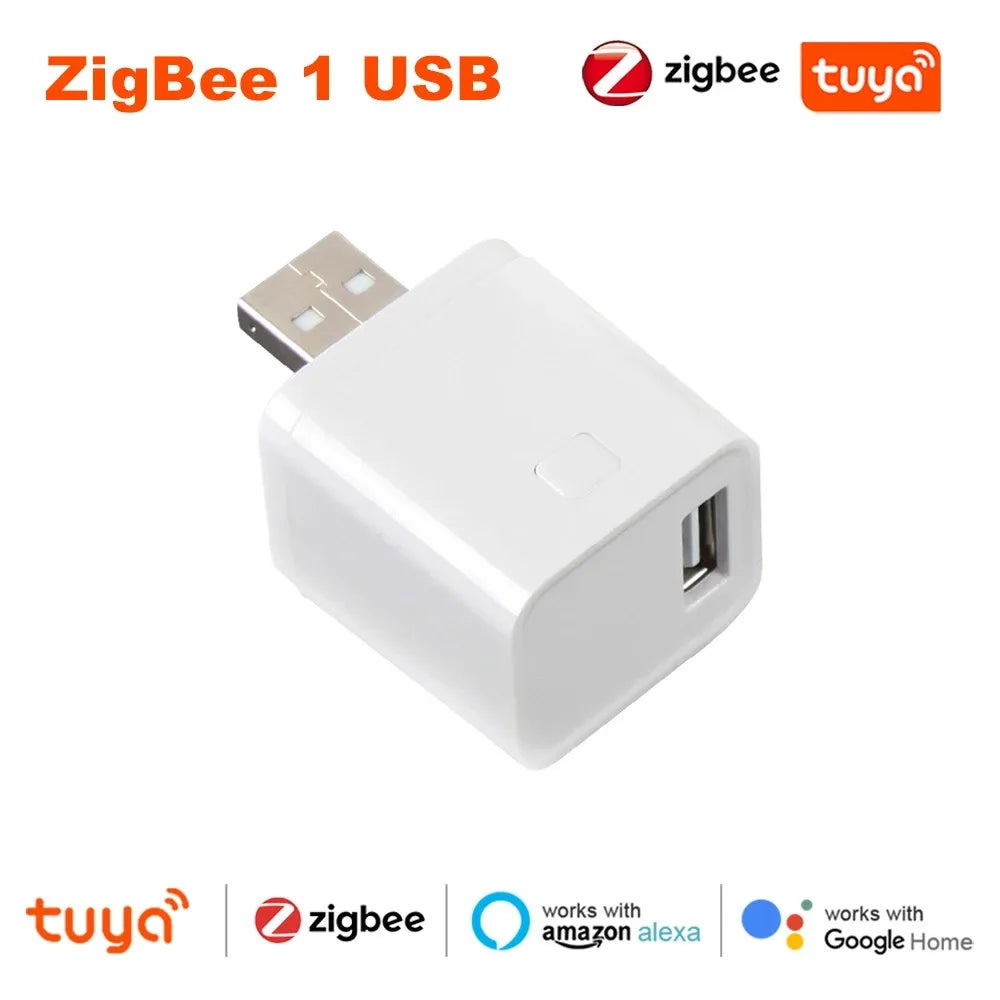 Tuya WiFi Micro USB Adaptor 5V WiFi USB Power Adaptor Smart Timing Charge Plug Works with Alex Google Assistant Smart Life