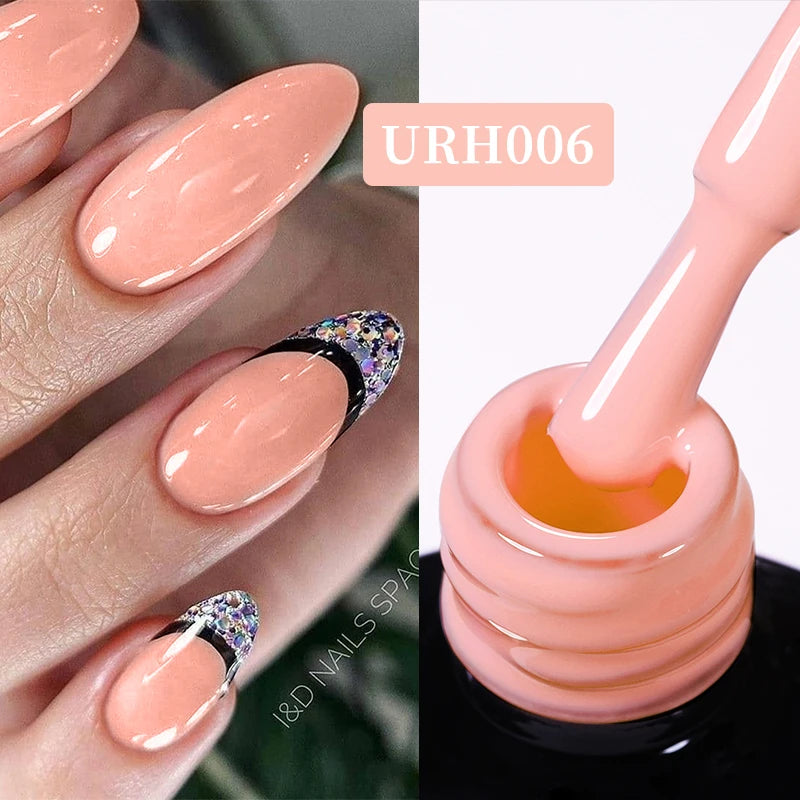 UR SUGAR 7ML Gel Nail Polish Red Glitter Sequins Manicure Semi Permanent Base Matte Top Coat Soak Off LED UV Nail Art Gel Varnis