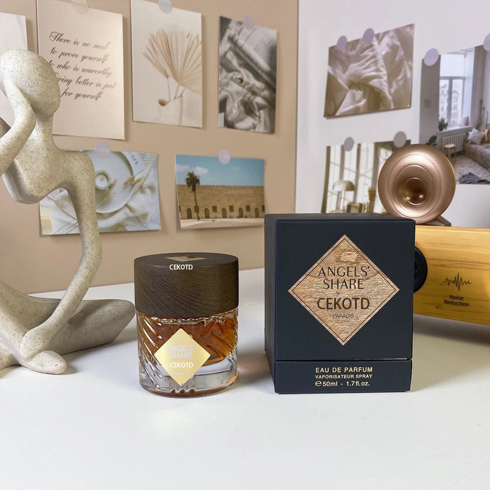 50ml High Quality Angels Share Perfume Long Lasting Cologne Fragrance Body Spray Attractive Rose Brandy Perfume