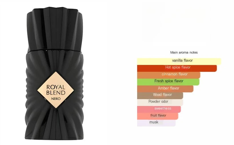 Luxury Arabic Perfume 100ml, Royal Bergamot & Saffron Blend, Vanilla Base, Unisex Fragrance