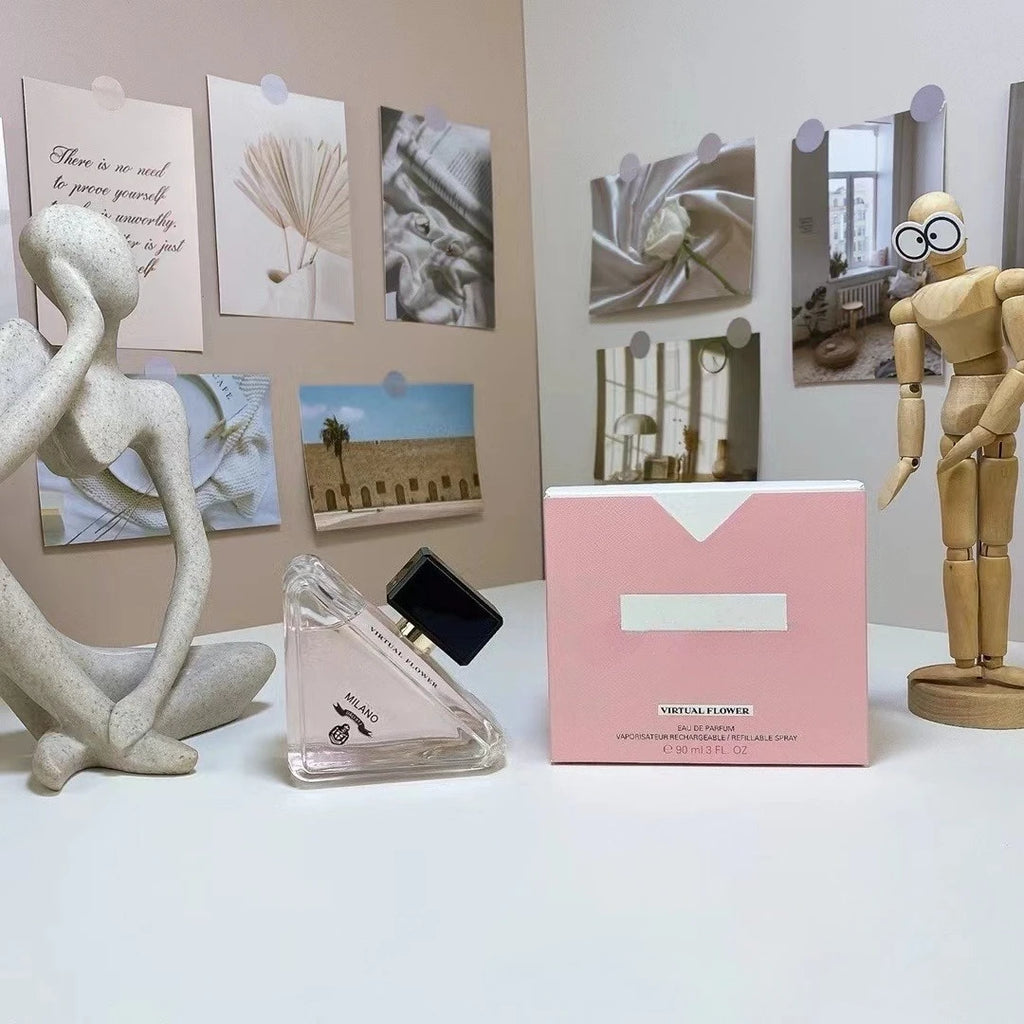 90ML Brand Lady Perfume Spray, Eau de Parfum with Oriental Floral Fragrance, Long Lasting Charming Scent & Fresh Fruit Notes