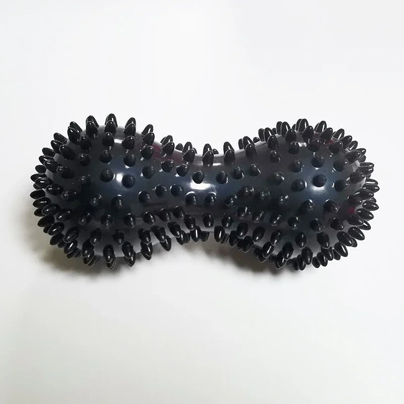 Peanut Shape Massage Yoga Sport Fitness Ball Durable PVC Stress Relief Body Hand Foot Spiky Massager Trigger Point Foot Pain