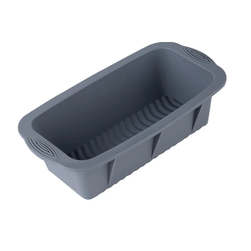 LMETJMA Silicone Loaf Pan Non-Stick Bread Loaf Pan Kitchen Bread Mold Pan For Baking Meatloaf Ice Brickand Easy Release JT244