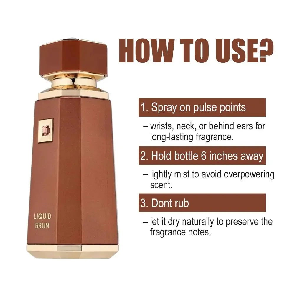 Liquid Brun French Avenue By Luxury Brand Fragrance World EDP Eau De riginal Women's Makeup Luxury Perfumes