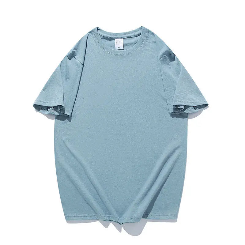 Summer Cotton T Shirts Men Simple Causal O-neck Basic Men and Women White T-shirt Male High Quality Classical Streetwear Tops