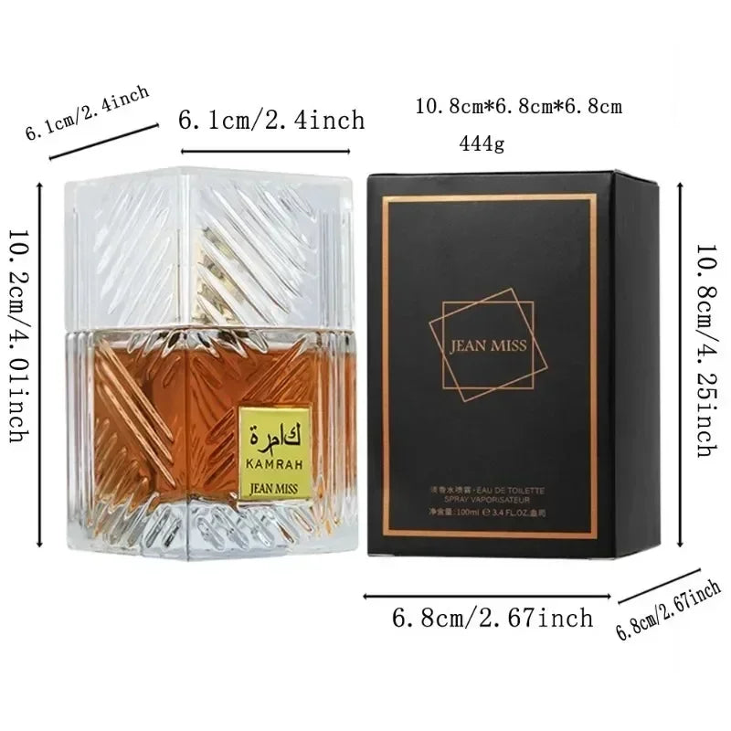 100ML Arabia Men Perfume Fragrance  Middle East Dubai  Unisex Perfume Pheromone Lasting Exotic Fragrance Perfume Hombre Gift New