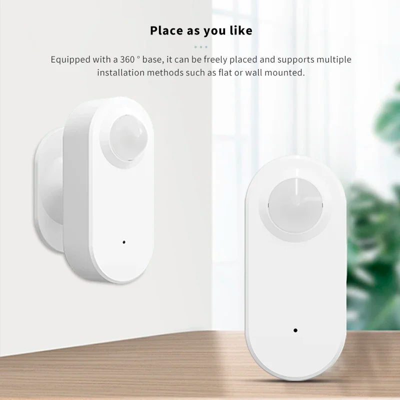 Tuya 360 Rotatian WiFi PIR Motion Sensor Smart Home Human Body Infrared Detector Security Smart Life Work With Alexa Google