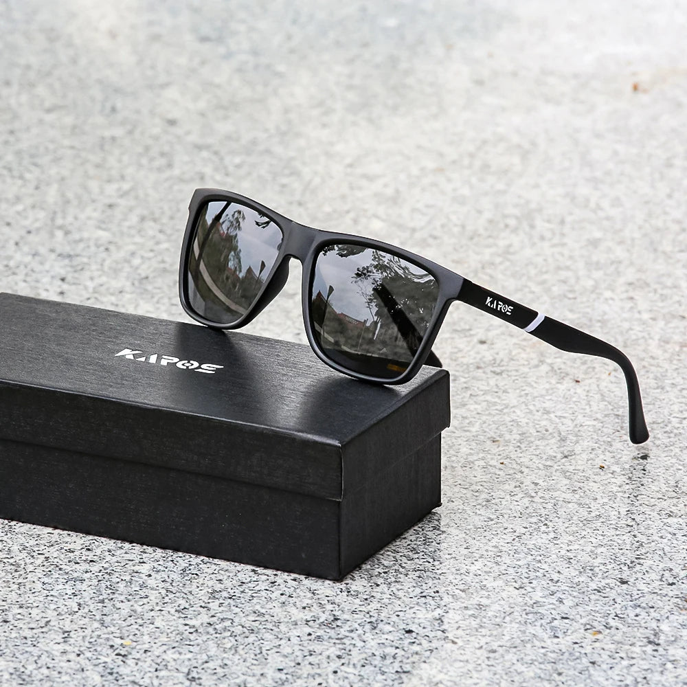 KAROS Polarized Sunglasses Driving Outdoor Travel Ultralight UV400 Eyewear Men Women Sports Fishing Mirror Sun Glassses YZ2015WB