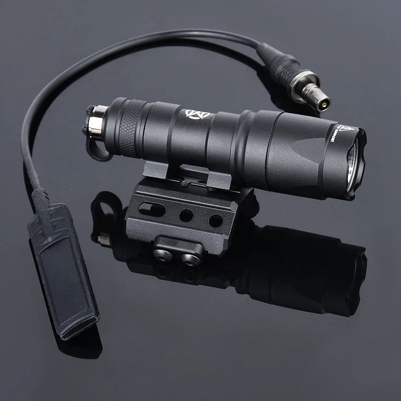 WADSN SF M600C M300A M300 M600 Tactical Flashlight With Hunting Weapon Airsoft Scout Accessory Fit Mlok Keymod Rail Offset Mount