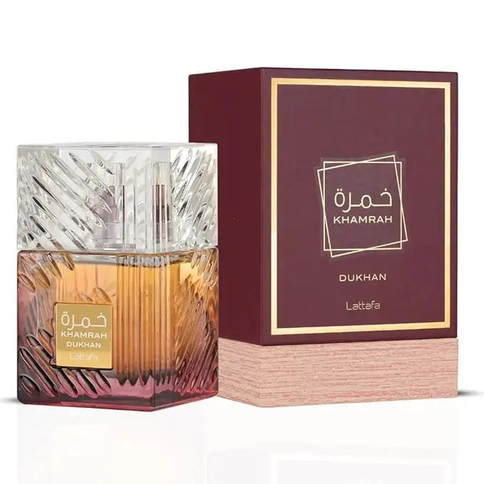 LATTAFA Khamrah Qahwa Dukhan Eau De Parfum En Espray Unisex Arabian Perfume Pheromone Women's Perfume Makeup Gu Long 100ML
