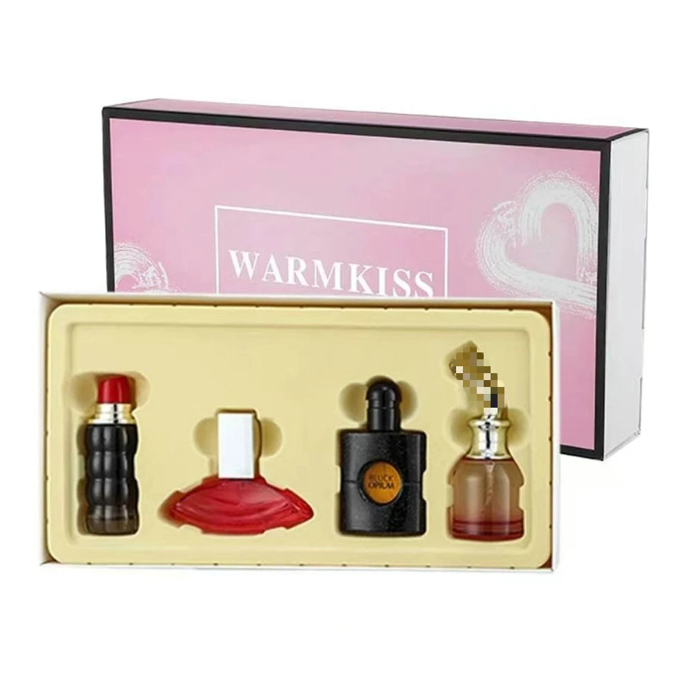 High Grade Perfume Women Parfum Femme 110ml Feminino Perfumes De Mujer Originales Gift Box 4Pcs Set Natural Floral Scent Spray