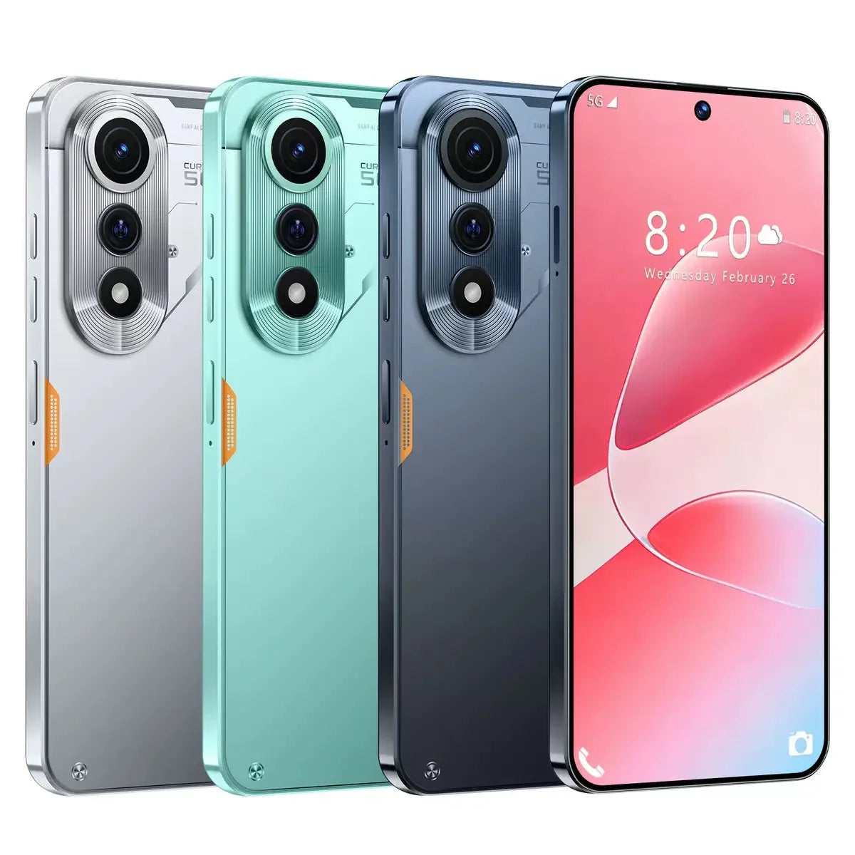 JCTKJ POVA 7 Pro Global Edition Smart 5G Dual Card 7800Mah Android 14 Facial Recognition Function