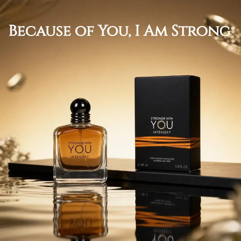 100ML Stronger With You Absolutely Inspired Perfume Intense Aromatic Woody & Spicy Fragrance, Long Lasting Sensual Scent for Men