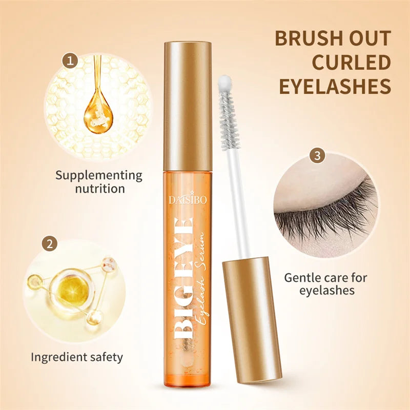 Fast Eyelash Growth Serum 7 Days Natural Eyelash Enhancer Longer Fuller Thicker Curling Lash Treatment Eye Care Products Makeup