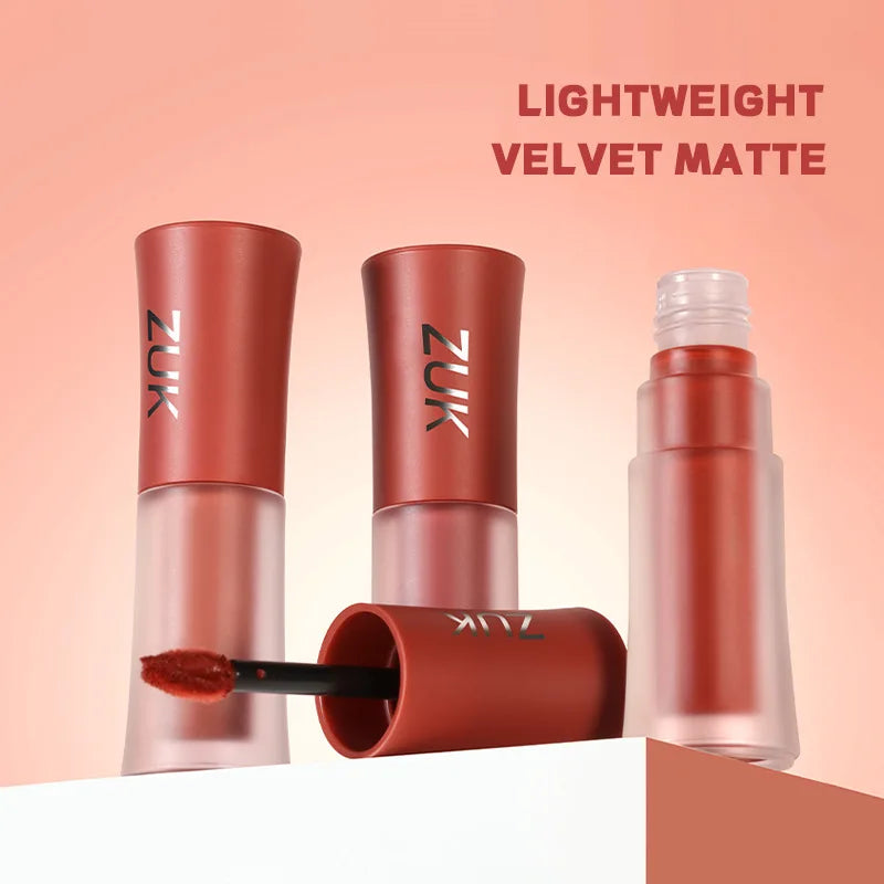 High Quality Matte Plumping Lipstick Lip Glaze Velvet Colourl Lip Gloss Makeup Non-sticky Colorfast Lip Stick Lips Clay Cosmetic