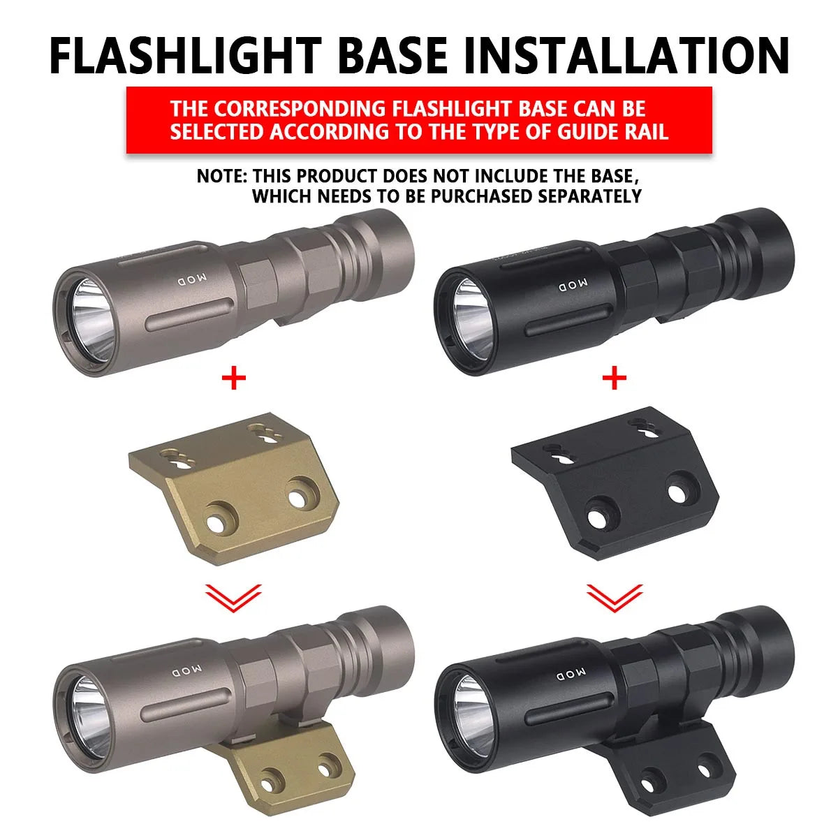 MOD PLH-V2 1300Lumen Tactical Led Powerful Flashlight Metal PLHv2 Airsoft Weapons Scout Light Hunting Torch