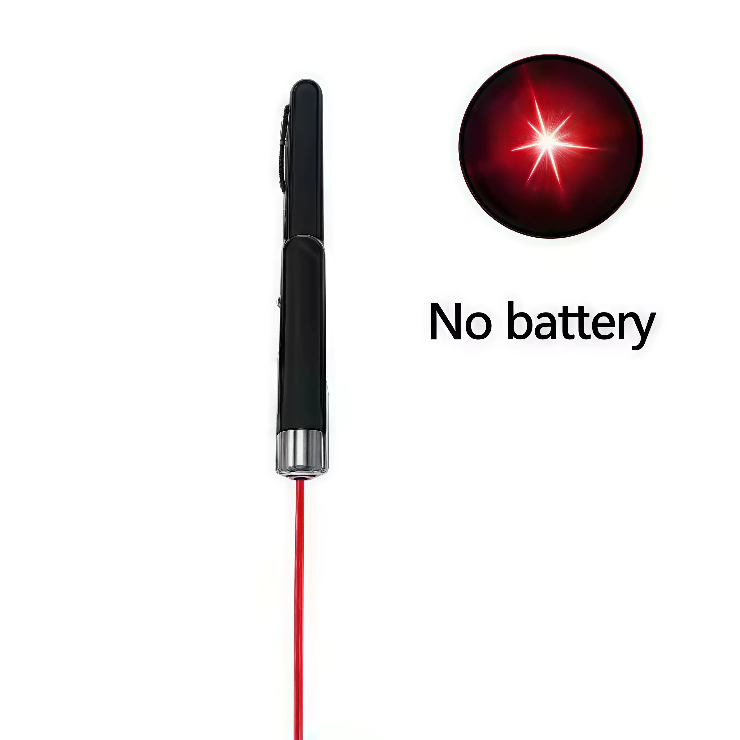 Red Laser Pointer Pen - Long Range Single Point Laser for Cat/Dog Pet Toy, Outdoor Hiking Presentation