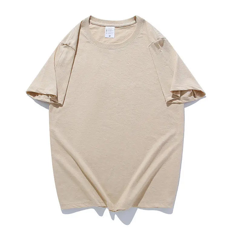 Summer Cotton T Shirts Men Simple Causal O-neck Basic Men and Women White T-shirt Male High Quality Classical Streetwear Tops