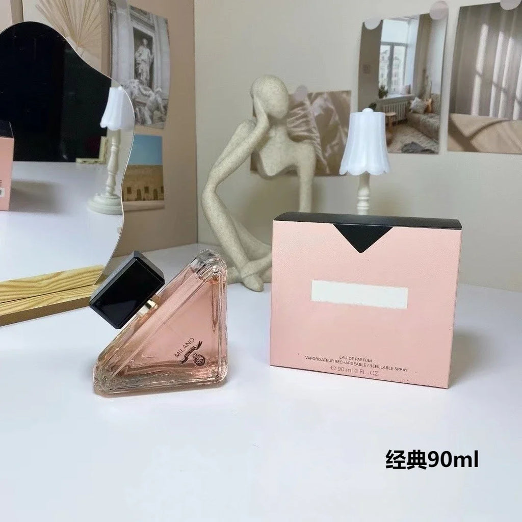 90ML Brand Lady Perfume Spray, Eau de Parfum with Oriental Floral Fragrance, Long Lasting Charming Scent & Fresh Fruit Notes