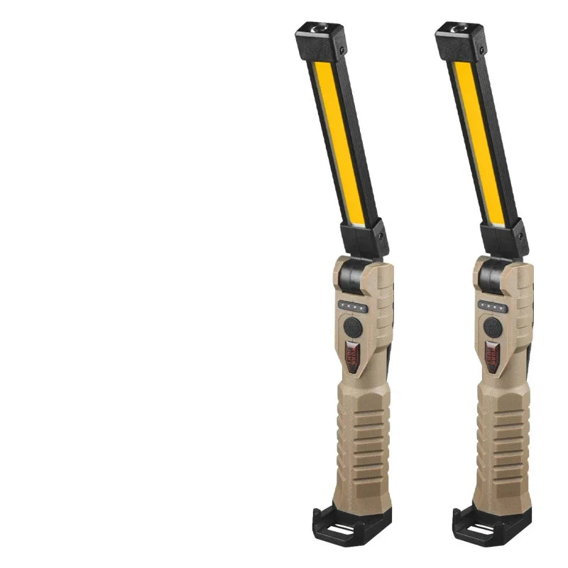 KDULIT Fold LED Emergency Floodlight Portable Strong Magnet COB Working Light Type C Rechargeable Flashlight Super Bright Lamp