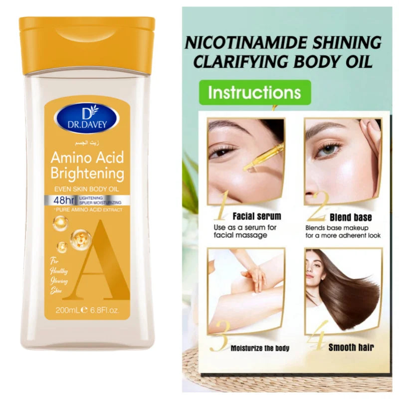 DR.DAVEY amino acid body oil Amino Acid Body Massage Essential Oil Beauty Salon Essential Oil