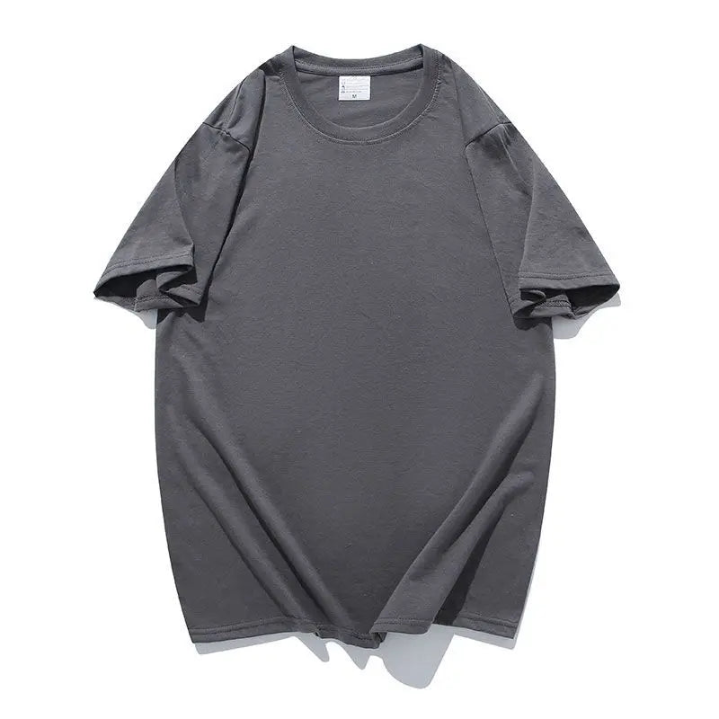 Summer Cotton T Shirts Men Simple Causal O-neck Basic Men and Women White T-shirt Male High Quality Classical Streetwear Tops